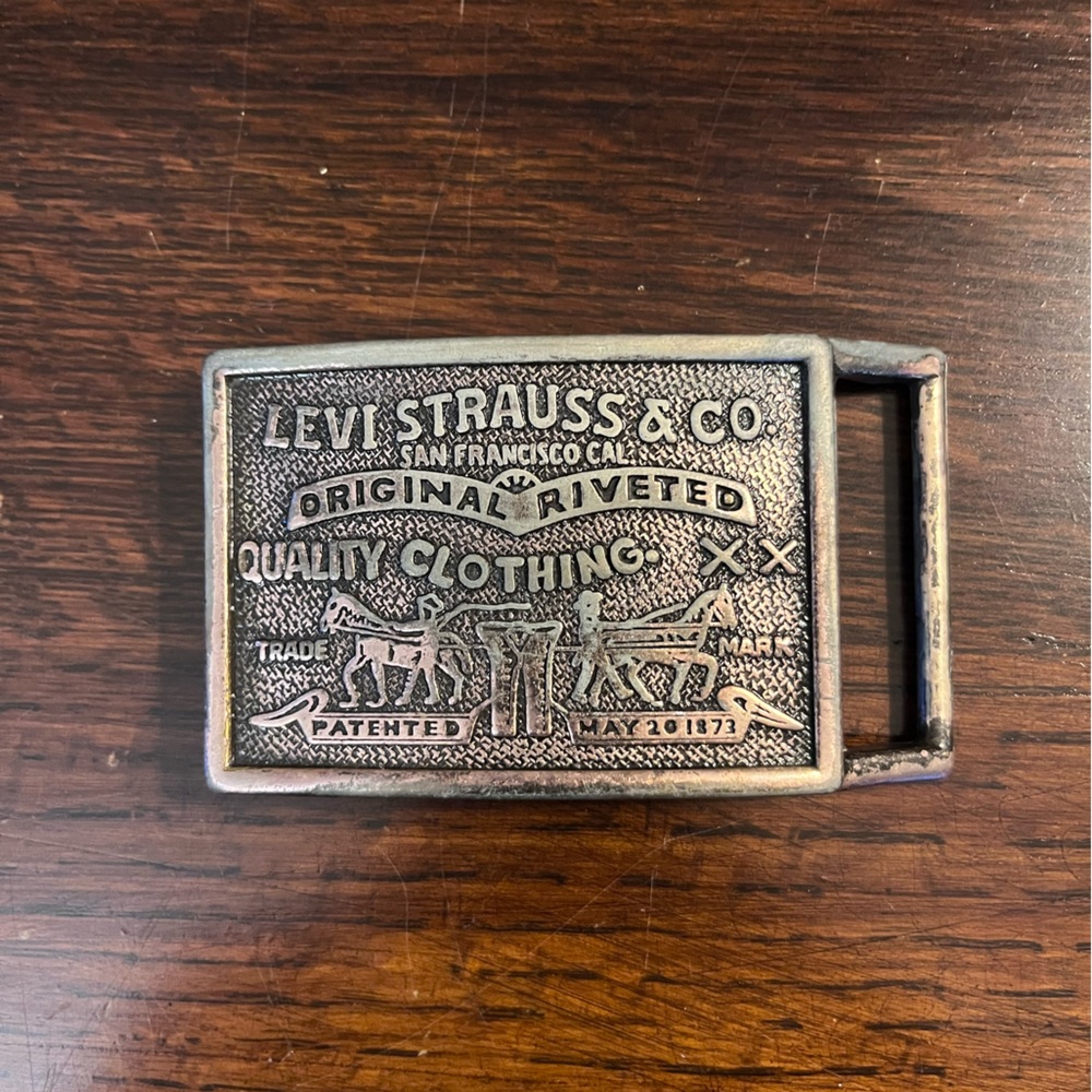 Vintage Levi’s classic SAN Francisco Metal Belt Buckle